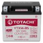 Автомобильный аккумулятор TOTACHI MOTO YTX14-BS 90214 14А/ч-12V ст EN175 болт прямая 148x87x150